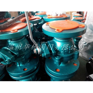 Q41F46帶手柄襯氟球閥