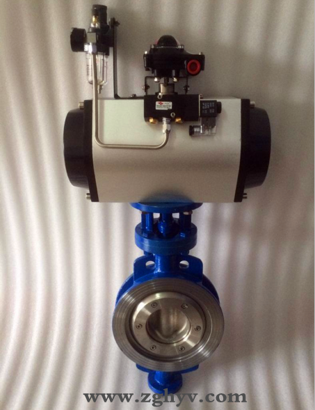 D673H氣動(dòng)對(duì)夾式多層次硬密封蝶閥