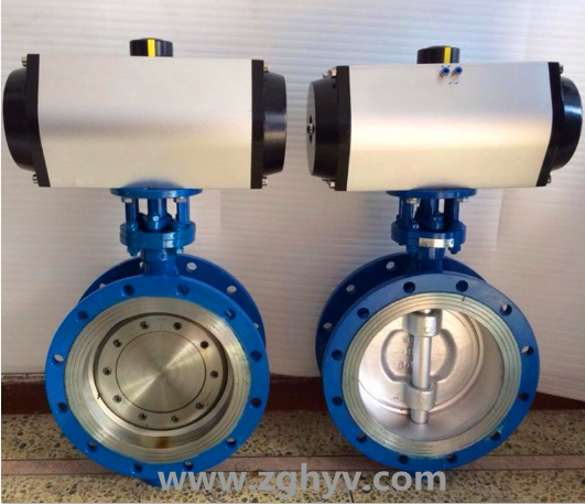 D643H氣動(dòng)法蘭式三偏心硬密封蝶閥